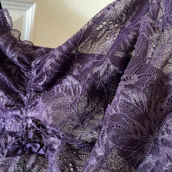 3 Montelle Intimates cup sized bralettes lace wire free 🇨🇦 mauve blue purple - Picture 6 of 14